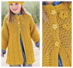 The idea of a childrens cardigan