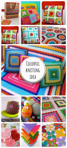 Colorful Knitting Idea
