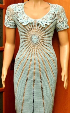 KNITTED FROST DRESS
