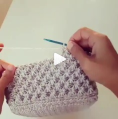 How to knit star bag stitch video tutorial