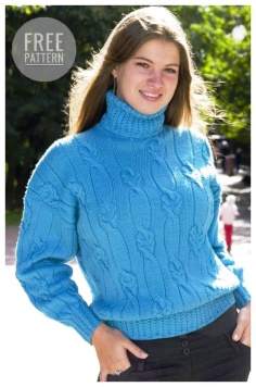 Womens sweater crochet free pattern
