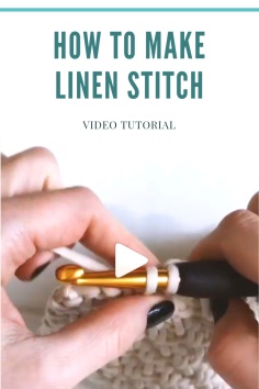 How to make linen stitch video tutorial