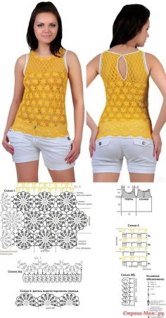 Knitting Yellow Top Pattern