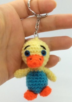 Amigurumi Duckling   Key Chain