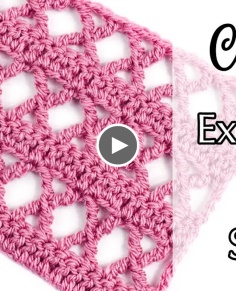 Crochet: Extended X Stitch  The Loopy Stitch