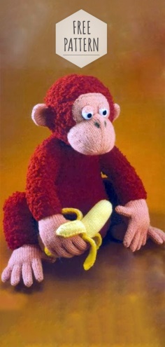 Amigurumi Monkey and Crochet Banana