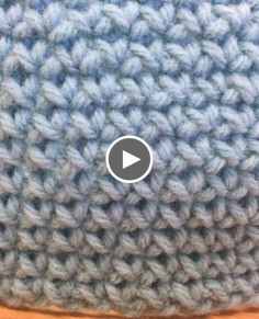 Cross Single Crochet Stitch Tutorial  ONE ROW REPEAT