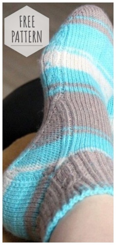 Socks knitting from the toe