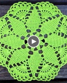 Easy Crochet Vibrant Summer Doily Tutorial