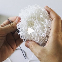 How to knit loop stitch video tutorial