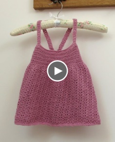 How to crochet a pretty lace dress for beginners - any size