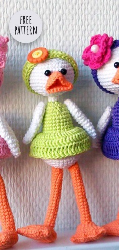 Amigurumi Duck Friends Free Pattern