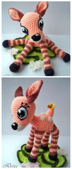 Gazelle Amigurumi Crochet 