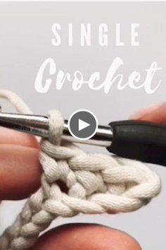How to knit single crochet