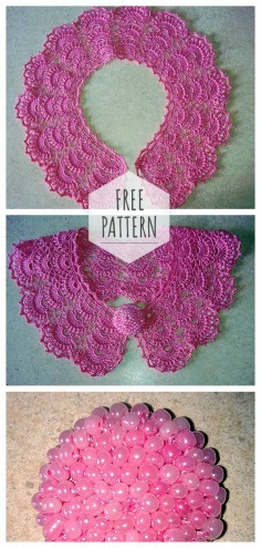 Fishnet Collar Crochet Pattern