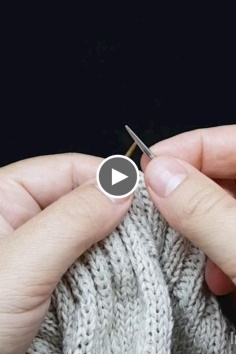 Knit Closing the rubber Band