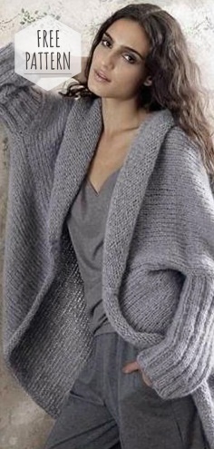 Knitting Cardigan Free Pattern