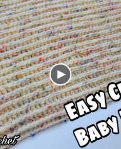Easy Crochet Blanket  Easy Crochet Baby Blanket  Crochet tutorial Bag O Day Crochet