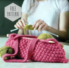 Knitting Bag Free Pattern