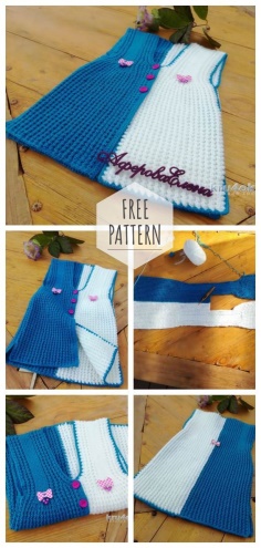 Sleeveless for girls crochet