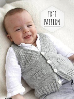 Vest for Baby Free Pattern