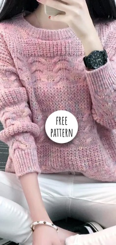 Crochet Nice Sweater Free Pattern
