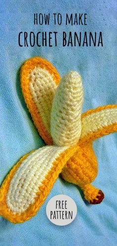 Crochet Toy Banana Free Pattern