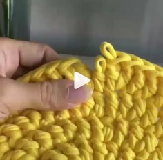 How to knit circle square video tutorial