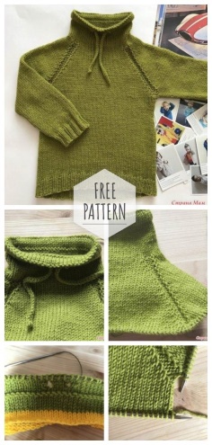 Crochet Blouse Green Free Pattern