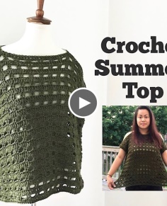How to Crochet Easy Summer Top