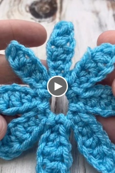 How to Crochet Simple Spring Flower