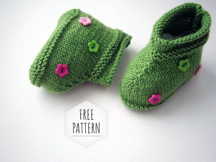 Lovely Baby Booties Free Pattern