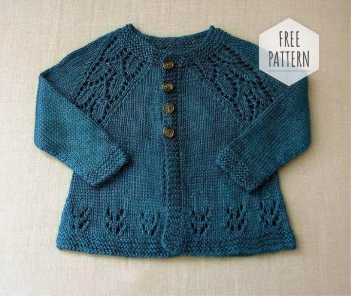 Knitting Baby Cardigan Pattern
