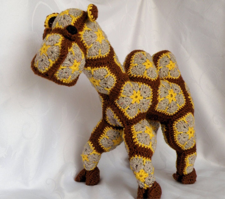 Amigurumi With Crochet African Flower