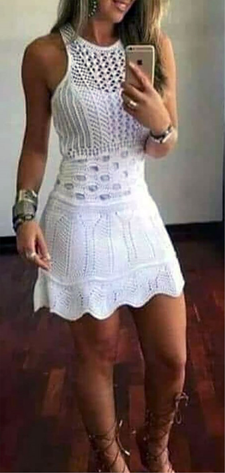 Best White Crochet Summer Dress