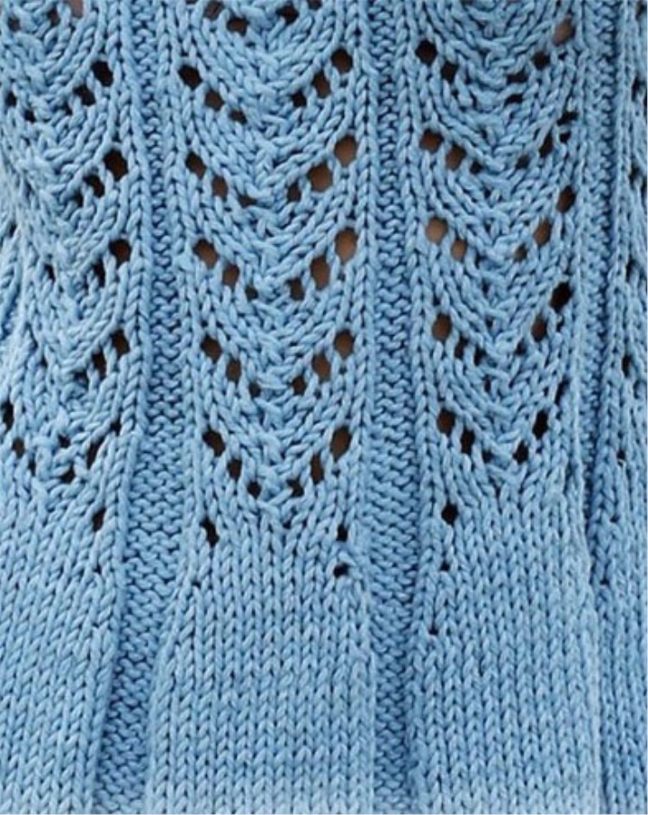 SUMMER CARDIGAN KNITTING WITH BASKY PLEATED
