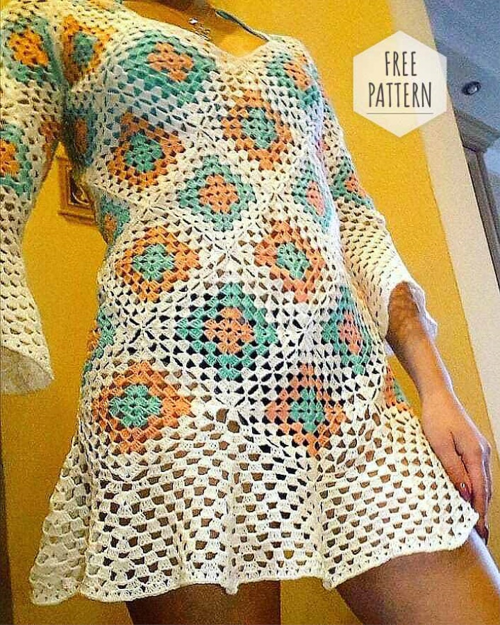 Crochet Beach Dress Free Pattern