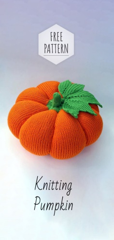 Knitting Pumpkin Free Pattern