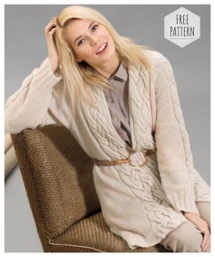 CARDIGAN WITH PLATENS FROM BRAID FREE PATTERN