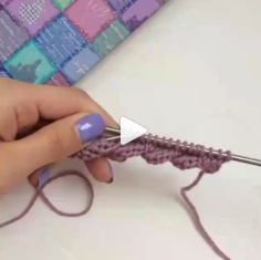 How to knit nice stitch video tutorial