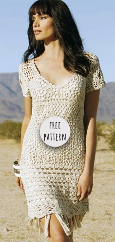 Crochet Summer Dress Free Pattern