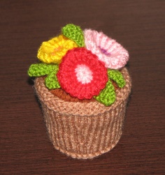 Crochet Pot of Flower