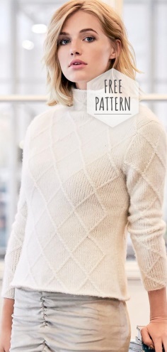 Knitted Stylish Top Free Pattern