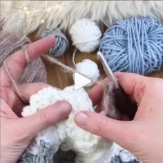 How to knit pillow stitch video tutorial