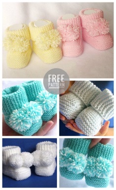 Baby Booties Crochet Free Pattern