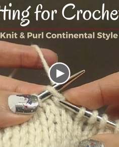 Knitting for Crocheters