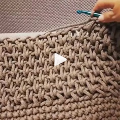 How to knit single crochet video tutorial