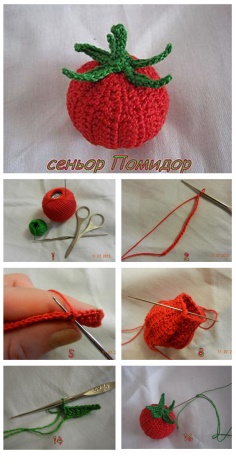 Crochet Tomato Tutorial