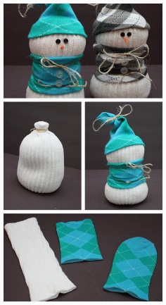 How to Make Knitted Snowman