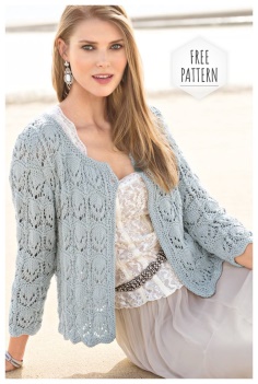 JACKET WITH LACE PATTERN 